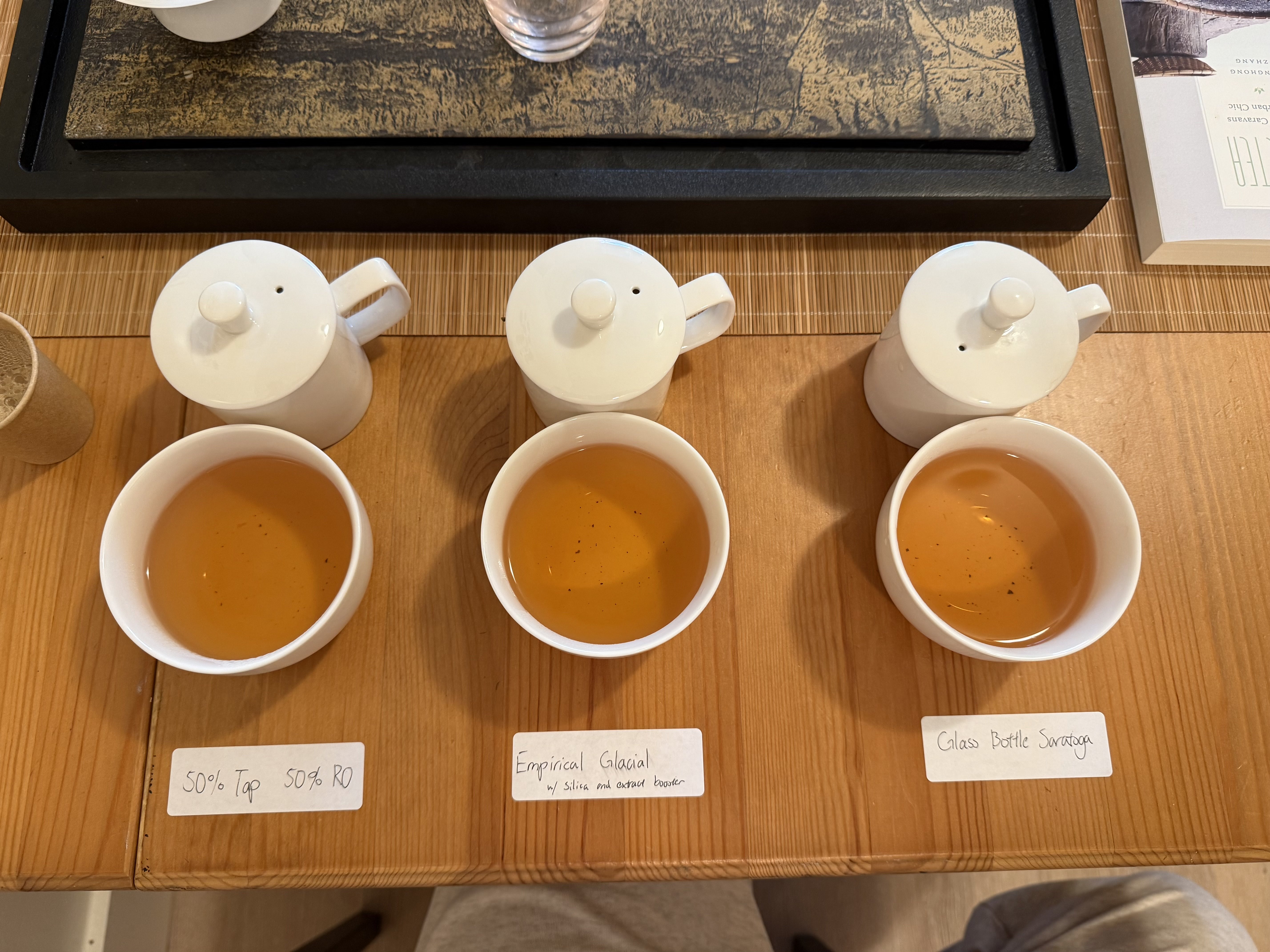 Tasting the 7542! Color is on point.